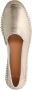 Manfield Dames Goudkleurige leren espadrilles - Thumbnail 5