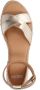 Manfield Dames Goudkleurige metallic sandalen met touwzool - Thumbnail 12