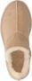 Manfield Dames Hoge beige pantoffels met wollen voering - Thumbnail 4