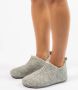Manfield Dames Licht grijze pantoffels - Thumbnail 5