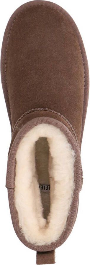 Manfield Dames Taupe suède boots