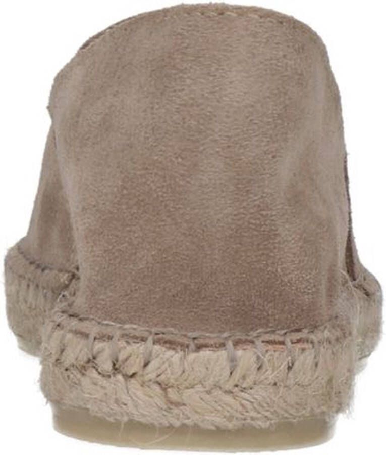 Manfield Dames Taupe suède espadrilles