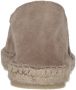 Manfield Dames Taupe suède espadrilles - Thumbnail 4
