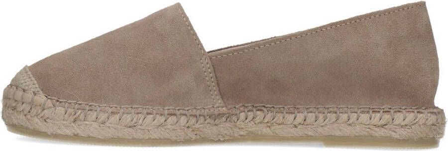 Manfield Dames Taupe suède espadrilles