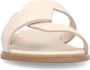 Manfield Dames Witte leren slippers - Thumbnail 6