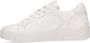 Manfield Dames Witte leren sneakers - Thumbnail 3