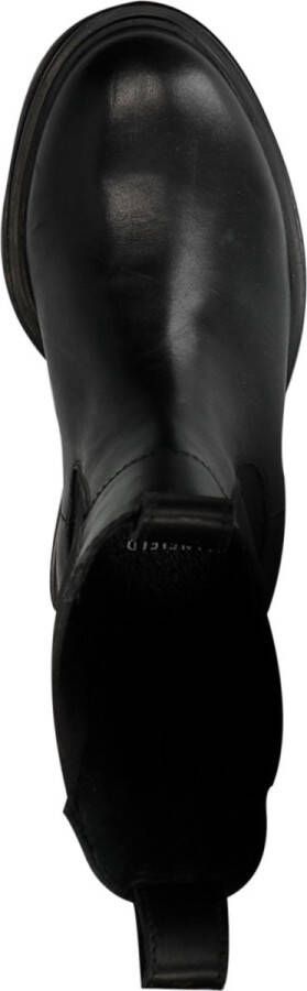 Manfield Dames Zwarte leren chelsea boots - Foto 7