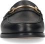 Manfield Dames Zwarte leren muiltjes - Thumbnail 6