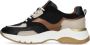 Manfield suède dad sneakers zwart multi - Thumbnail 6