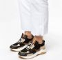 Manfield suède dad sneakers zwart multi - Thumbnail 8