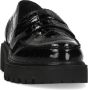 Manfield lakleren loafers met chain zwart - Thumbnail 10
