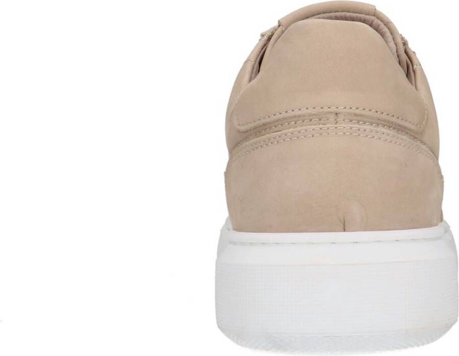 Manfield Heren Beige nubuck sneakers