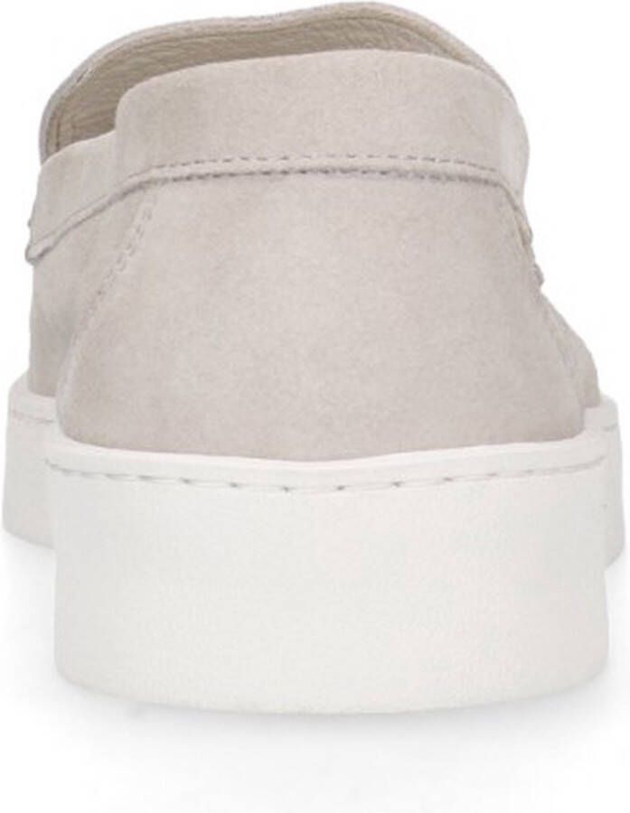 Manfield Heren Beige suède loafers