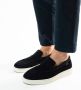 Manfield Heren Blauwe suède loafers - Thumbnail 4
