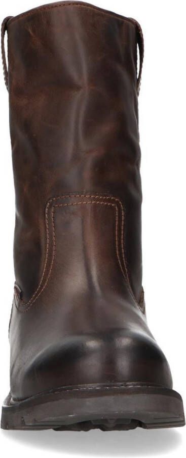 Manfield Heren Bruine leren boots - Foto 5