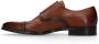 Manfield Heren Cognac gespschoenen van leer - Thumbnail 6