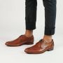 Manfield Heren Cognac veterschoenen - Thumbnail 11