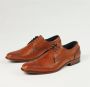 Manfield Heren Cognac veterschoenen - Thumbnail 12
