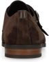 Manfield Heren Donkerbruine gespschoenen van suède - Thumbnail 7