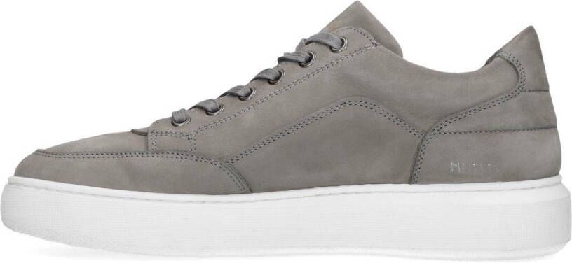 Manfield Heren Grijze nubuck sneakers - Foto 3