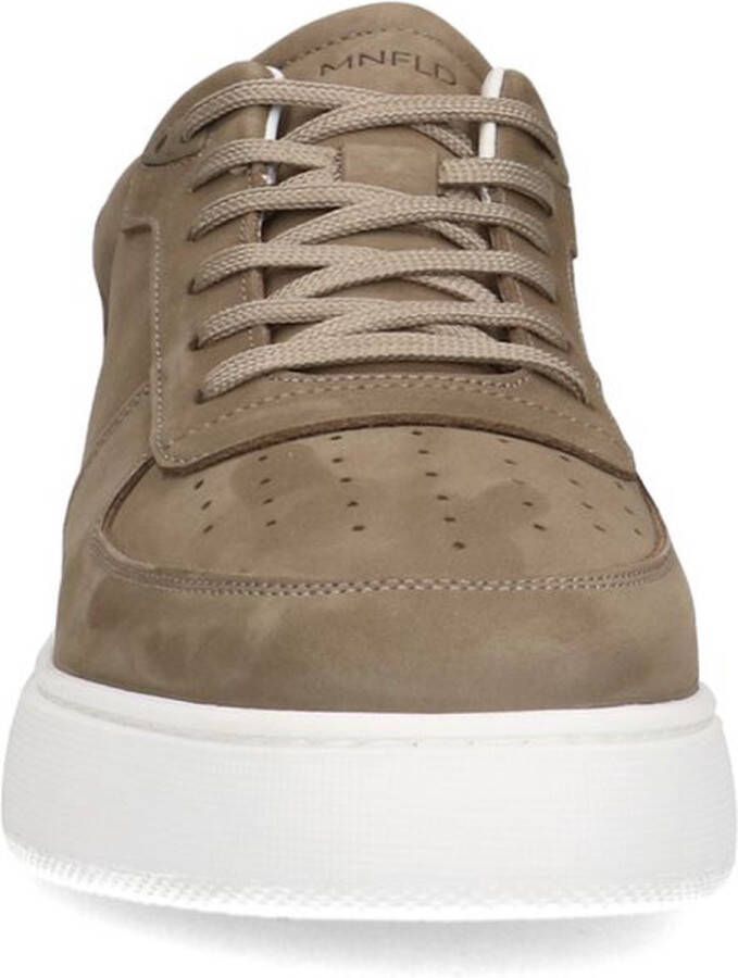 Manfield Heren Kaki nubuck sneakers