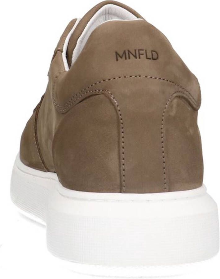 Manfield Heren Kaki nubuck sneakers