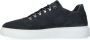 Manfield nubuck sneakers donkerblauw - Thumbnail 4