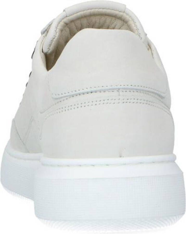 Manfield Heren Off white nubuck sneakers