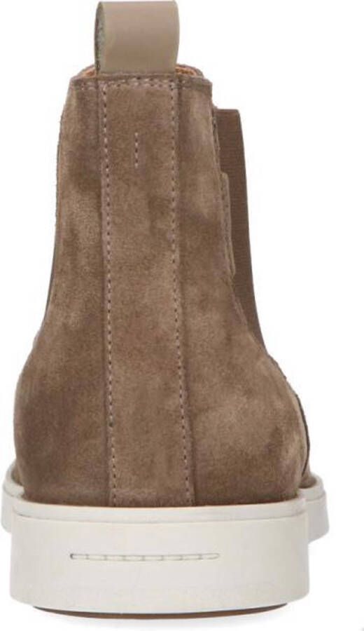 Manfield Heren Taupe suède chelsea boots - Foto 4