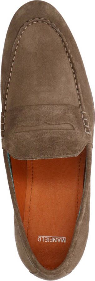 Manfield Heren Taupe suède loafers - Foto 5