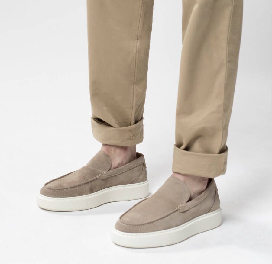 Manfield Heren Taupe suède loafers - Foto 5