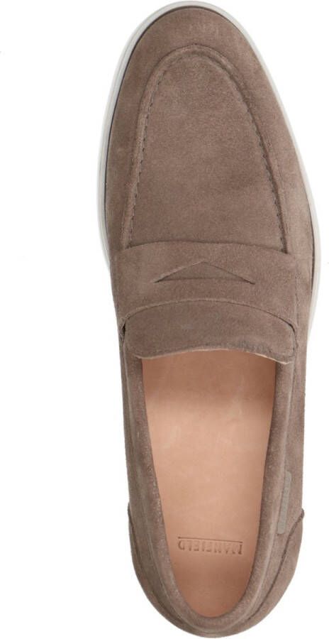 Manfield Heren Taupe suède loafers - Foto 7