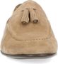 Manfield Heren Taupe suède loafers met kwastjes - Thumbnail 2