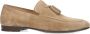 Manfield Heren Taupe suède loafers met kwastjes - Thumbnail 4