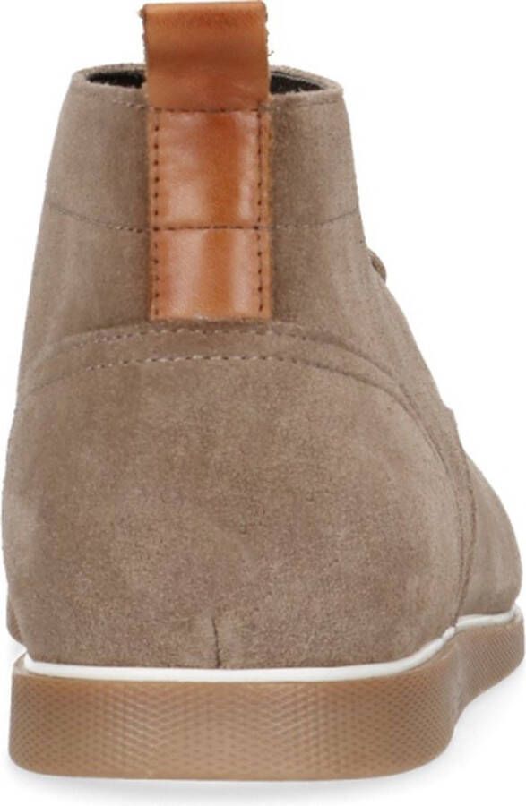 Manfield Heren Taupe suède veterboots - Foto 4