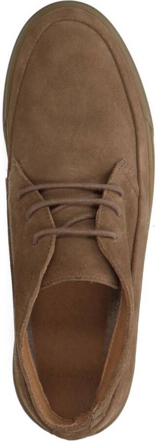 Manfield Heren Taupe suède veterboots