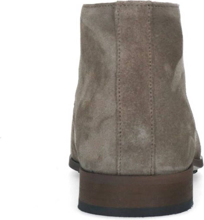 Manfield Heren Taupe suède veterschoenen - Foto 4