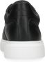 Manfield Heren Zwarte leren sneakers - Thumbnail 4