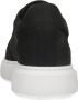 Manfield Heren Zwarte leren sneakers - Thumbnail 9