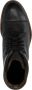 Manfield Heren Zwarte leren veterboots - Thumbnail 6