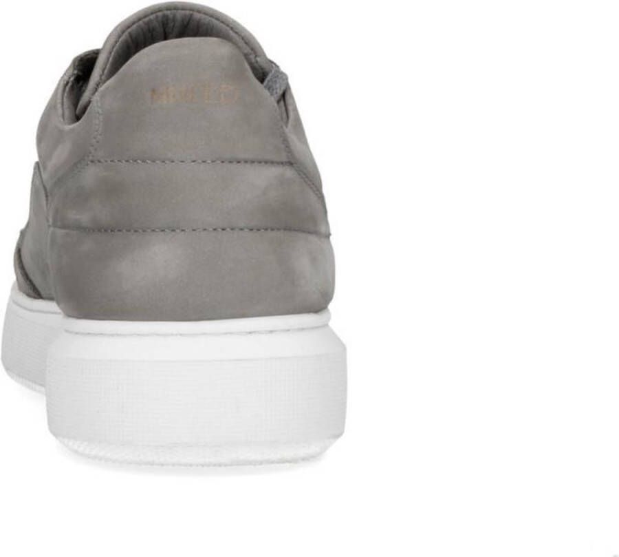 Manfield Heren Zwarte nubuck sneakers