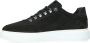Manfield Heren Zwarte nubuck sneakers - Thumbnail 5