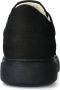 Manfield Heren Zwarte nubuck sneakers - Thumbnail 5