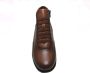 Manlisa cognac rits elastieken effen comfort lederen bottine W103 - Thumbnail 3