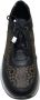 Manlisa lederen bloemenprint comfort sneakers S247-2264 zwart - Thumbnail 4
