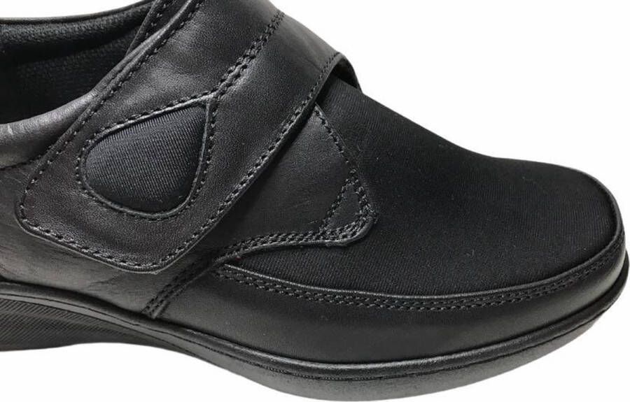 Manlisa velcro stretch 5 cm sleehakschoenen W245-244 zwart - Foto 5