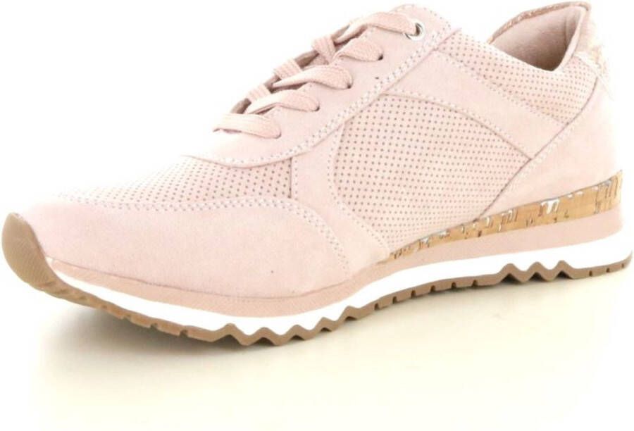 Marco Tozzi 2 2-23781-26 Roze sneaker Verwisselbaar voetbed