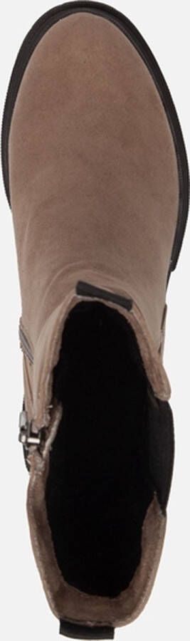 Marco Tozzi Chelsea boots taupe