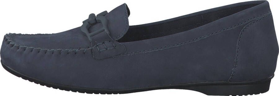 Marco Tozzi Dames Instapper 24203-893 Blauw