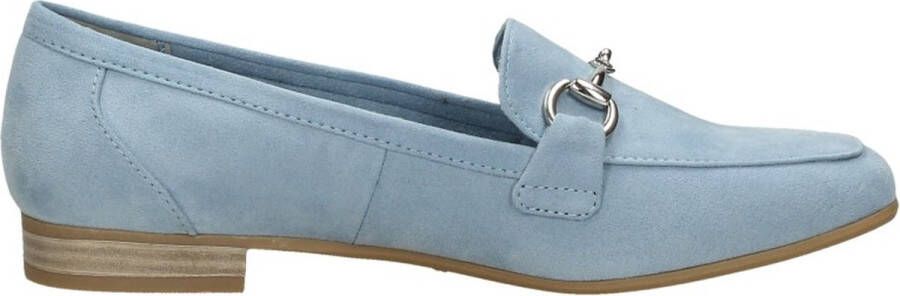 Marco Tozzi dames loafer Licht blauw